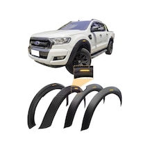 Ford Ranger T7 T8 Uyumlu Çamurluk Dodi K Kaplama Seti 6 Parça Reflektörlü İthal Ürün Sensörsüz