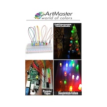 Mantar Led Lamba Diyot 30 Lu 1 Paket Karışık Renkli 4.8 Mm Led Lamba Mini Mantar Elektronik Aydınlatma Ampulü