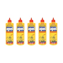 5 Adet Apel Marin Poliüretan Suya Dayanıklı Deniz Tutkalı 600 Ml