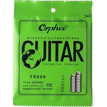 Orphee Tx620 Akustik Gitar Teli Seti Aksesuar - Phosphor Bronze