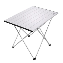 Panipal Alüminyum, Katlanabilir Kamp Ve Piknik Masası, Taşıma Çantalı S Gri