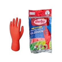 3b Trend Derby Bulaşık Temizlik Eldiveni Ekstra Güçlü 8 Numara