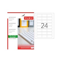 Tanex Tw-2334 33X55MM Lazer Etiket 100'lü Paket