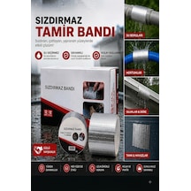 Sızdırmazlık Sakız Bant 96 Mm X 2 Metre Su Geçirmez Tamir Ve İzolasyon Bandı