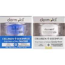 Dermokil Collagen + Biocomplex Anti- Aging Gece Kremi 60 ML + Gündüz Kremi 60 ML
