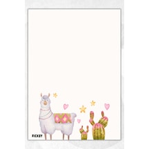 A5 Lama Bloknot Çizgisiz Defter - 50 Yaprak - Memopad - Notepad - Not Defteri - Not Kağıdı Çok Renkli Çok Renkli