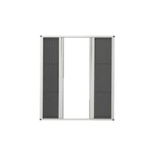Akordeon Double Pileli Pilise Pencere Beyaz Sineklik 140x140 İstediğin Ölçüde En 140'a Kadar / Boy 140'a Kadar