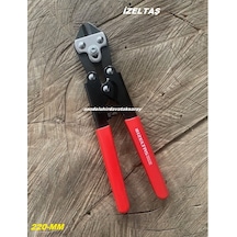 İzeltaş 220mm Makas Çit Teli Kesme Makası 5mm Tel Kesme Makası Karbon Çelik