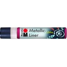 Marabu Metallic Liner Boyutlu Boncuk Boyası 25Ml 732 Kırmızı