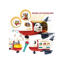Ses Kontrollü, İnteraktik Yürüyen Havlayan Sevimli Köpek , Gerçek Mikrofon Ve Işıklı-müzikli Uçağı, Aksesuarlarıyla