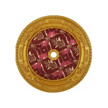 60x60 Oval Altın Renk Saray Tavan Göbek