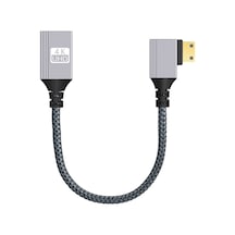 Dslr Kamera İçin Mini Hdtv'den Hdtv'ye Dik Açı Kafa Hd Video Veri Adaptör Kablosu Sağ Dirsek