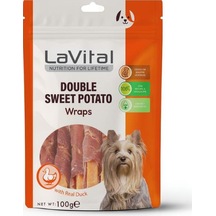 Lavital Ördek Eti Sarılı Tatlı Patatesli Köpek Ödülü 100 Gr