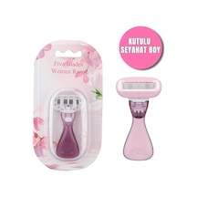 Dynamo Beauty Kadın 5 Bıçaklı Mini Tıraş Bıçağı- Kutulu, Seyahat Boy