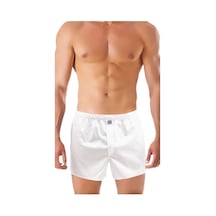 The Don Beyaz Renk Poplin Erkek Boxer