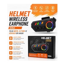 Yk Design K06a Intercom Bluetooth Motorsiklet Kask Kulaklığı İnterkom