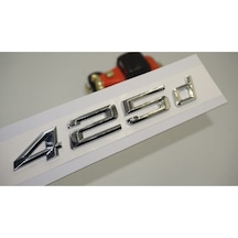 Bmw 425d Bagaj Uyumlu Krom Metal 3m 3d Yazı Logo