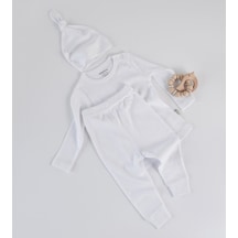 BabyCosy Modal Pantolon & Badi & Şapka Set 001
