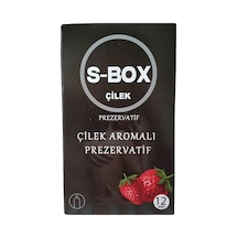 S-box Çilek Aromalı Prezervatif 12'li - C-5138