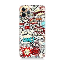Apple Uyumlu  iPhone 12 Pro Silikon Kılıf What Omg Ve Nidalar