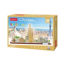 MC256H Cubic Fun, City Line - Barcelona - İspanya , 3 Boyutlu Pu