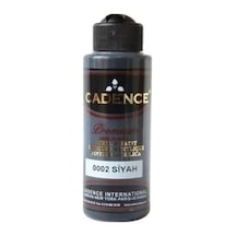 Cadence Akrilik Boya 0002-Siyah 120Ml