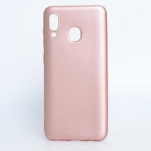 Samsung Uyumlu Galaxy A20 Kılıf Esneyebilen Şık Sofina Silikon Kapak Rose