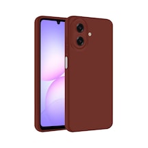Samsung Galaxy Uyumlu A07 4g First Silikon - Bordo Bz8683140900786