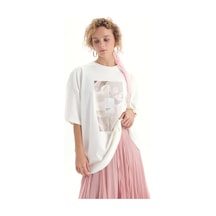 Mai Studios Co. Cloud Dancer Beyaz Oversize T-shirt BEYAZ