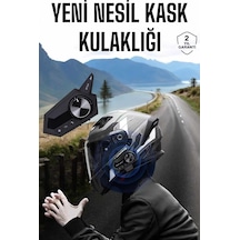 Intercom Kask Kulaklığı Anc Özelliği Yüksek Ses Kaliteli Bluetooth Kulaklık 48510615