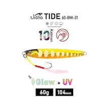 Jig, Zoka, Suni Yem, Glow Uv Metal Jig, 60gr 10cm Jıgto Tide 60