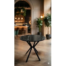 70 Cm Siyah Metal Ayak 2-3 Kişilik Yuvarlak Masa Mutfak Masası Balkon Masası Kafe Masası Ofis Masası Siyah Mermer Desenli 70 Cm Siyah Metal Ayak 2-3 Kişilik Yuvarlak Masa Mutfak Masası Balkon Masası Kafe Masası Ofis Masası Siyah Mermer Desenli