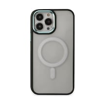Apple iPhone  Uyumlu - 15 Pro Kılıf Room Magneticsafe Silikon - Köknar Yeşili