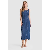 U.s. Polo Assn. Kadın Mavi Elbise Jean 50323895-dn0022 Mıd Blue