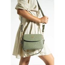 Just Polo Kadın 2 Bölmeli El Ve Omuz Çantası 2197mh Ebat 23 X 16 Cm Yeşil Yeni 41538678