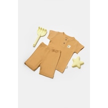 BabyCosy Organik Şort & Tişört Set Csyb9042 001