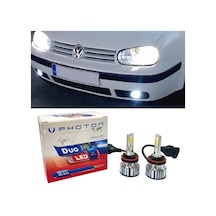 Vw Golf 4 Led Xenon Kısa Far Ampulü H7 Duo Yeni Seri Beyaz