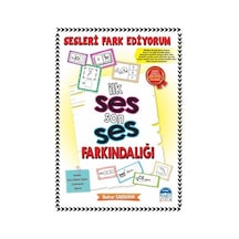 Sesleri Fark Ediyorum - İlk Ses Son Ses Farkındalığı - Etkinlik Kitabı - Bahar Sarıkaya - Martı Yayınları