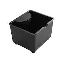 Suntek Sayaç Bar Mutfak Için Kahve Öğütülmüş Çöp Kutusu Siyah