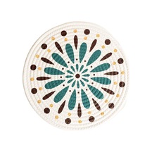 Suntek Dokuma Yuvarlak Servis Altlığı 12cm Örgülü Stil-a Stil A Diğer