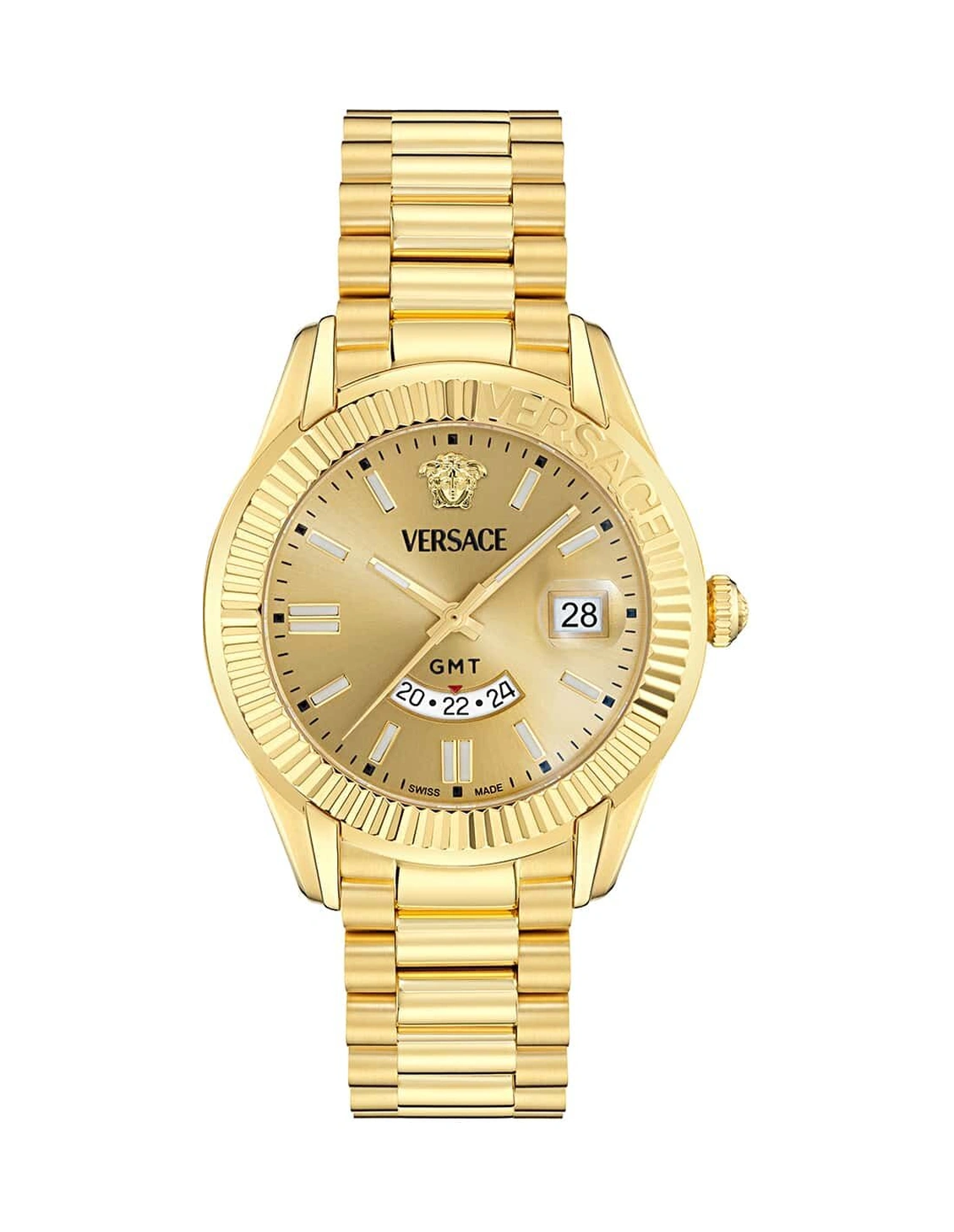 Versace Vrscve0u00525 Erkek Kol Saati Altın