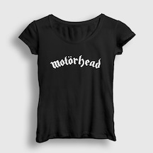 Presmono Kadın Motörhead T-shirt Siyah