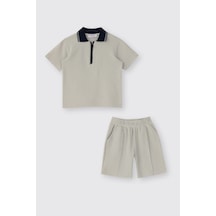 Panço Erkek Bebek Gri 2'li Takım 2611BB17004