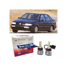 Vw Passat B4 Led Xenon Kısa Far Ampulü H1 Duo Yeni Seri Beyaz 1994-1997