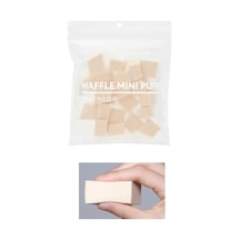 Missha Waffle Mini Puff Doğal ve Kusursuz Kapatıcılık Sağlayan Makyaj Süngeri 20 Adet