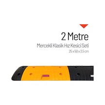 Mercekli Klasik Hız Kesici, Yol Kasisi 2 Metre-3805