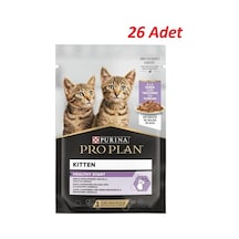 Purina Pro Plan Pouch Sos İçinde Hindili Yavru Kedi Konservesi 26 x 85 G