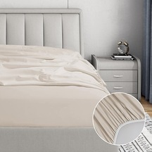 Puella %100 Pamuk Lastikli Bebek Çarşaf 70 X 140 Ekru Çok Renkli