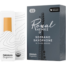 D'addario Rhkp10ssx250 Frederick Hemke Soprano Saksafon Kamışı No: 2.5 Profesyonel - 10'lu Paket Kısa Vamp Ve Fransız Kesim Filed , Koyu Ve Zengin Tını