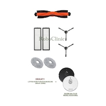 Xiaomi Robot Vacuum S20+/s20 Plus Model Kod:b108gl Uyumlu Fırça,hepa Filtre,mop Seti-7 Parça
